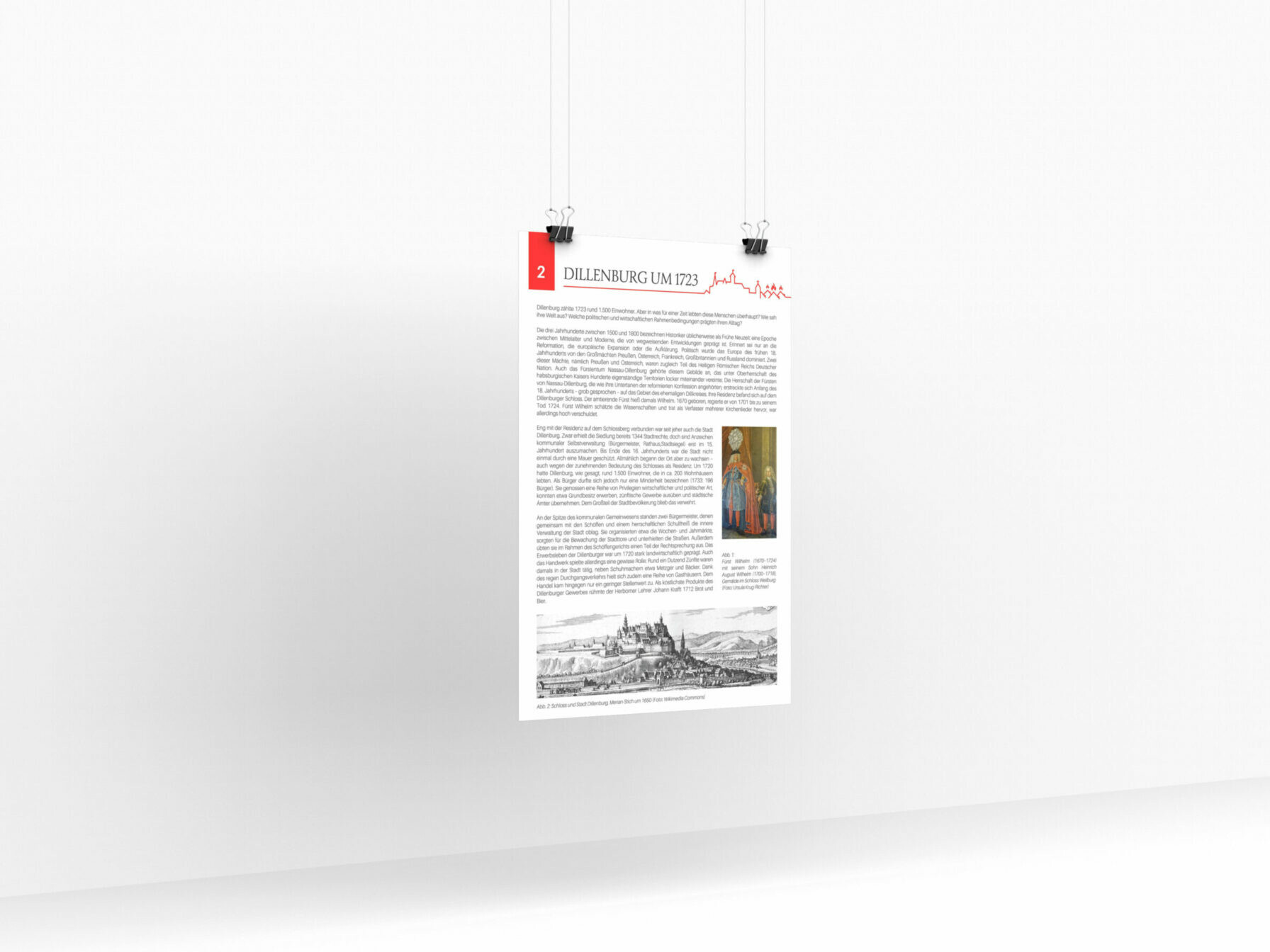 Ausstellungstafel Ansicht